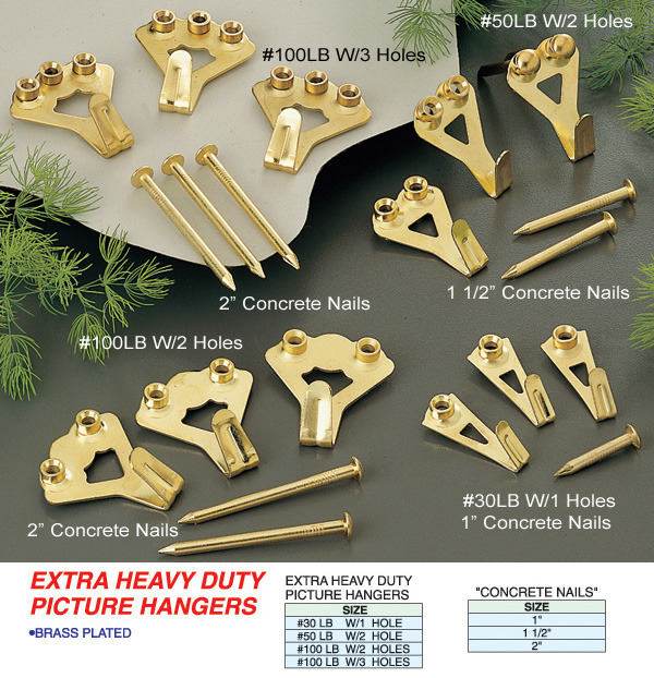Extra Heavy Duty Picture Hangers(03) - U-Can-Do Hardware Corporation